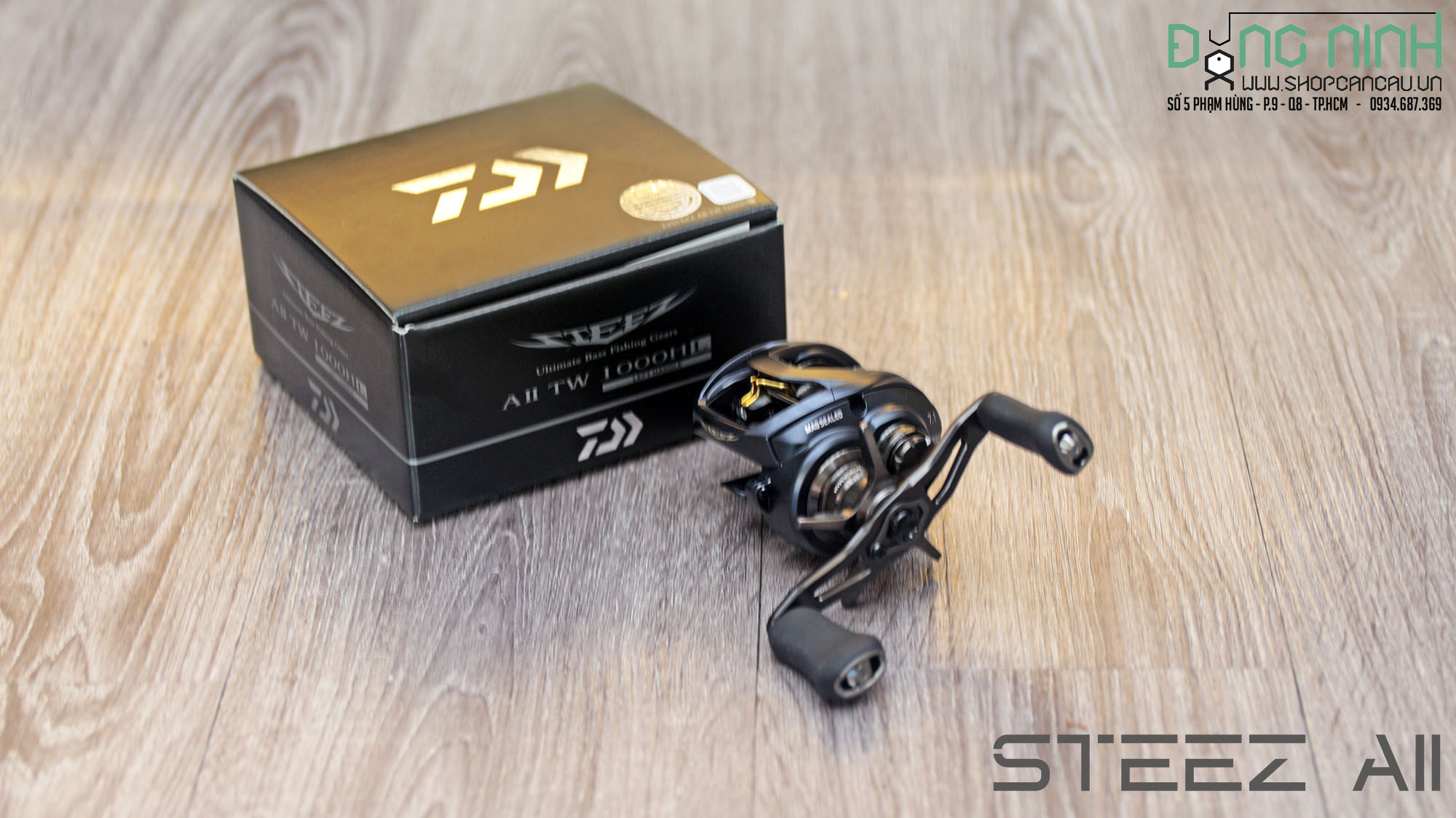 Máy ngang Daiwa Steez A II TW - 2023